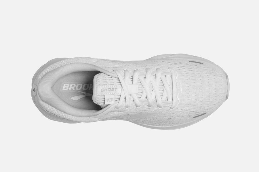 Brooks Running Shoes - Ghost 13 Road Mens - White - MJN-864791